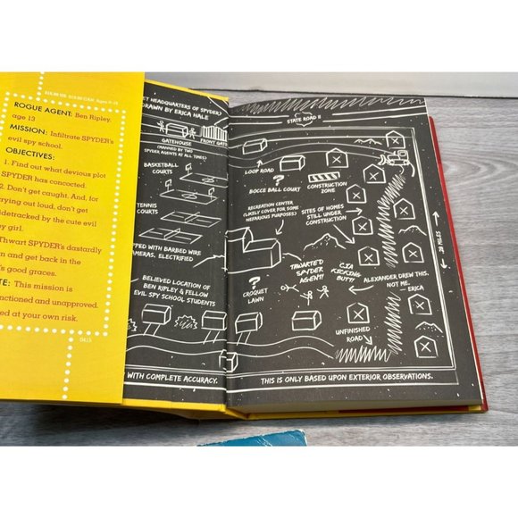 Lot of 3 Spy School Childrens Books Stuart Gibbs Spy Camp Evil Spy School - Picture 9 of 11